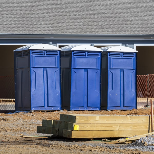what is the expected delivery and pickup timeframe for the porta potties in Solana Beach California